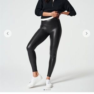 Spanx faux leather Leggings